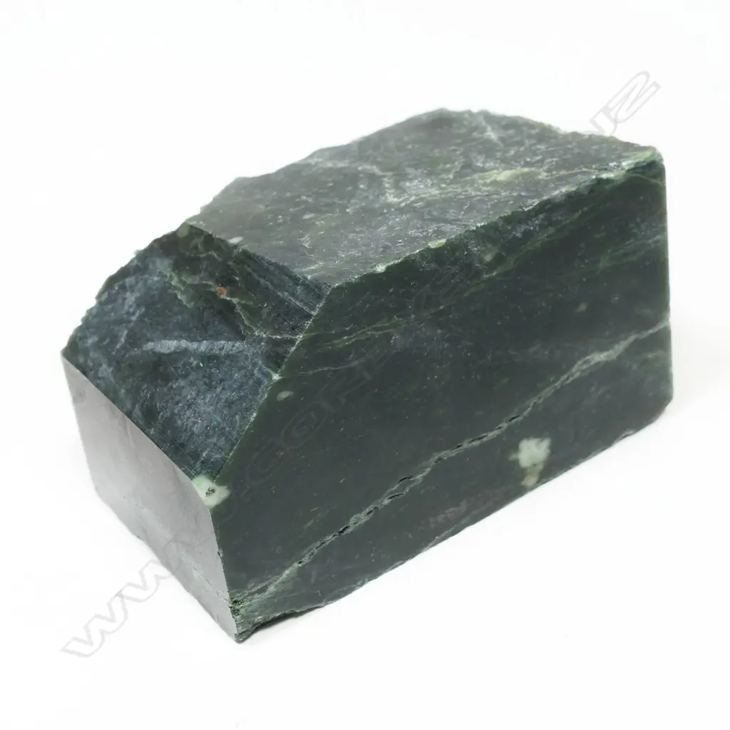 Pounamu greenstone block / paper weight Image 1++